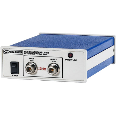 Com-Power PAM-118A Preamplifier 500 MHz – 18 GHz