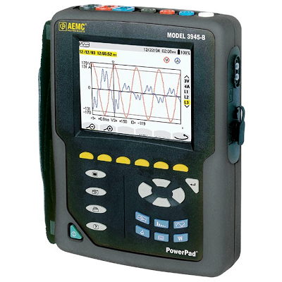 AEMC 3945 Power Pad 3-Phase Power Quality Analyzer