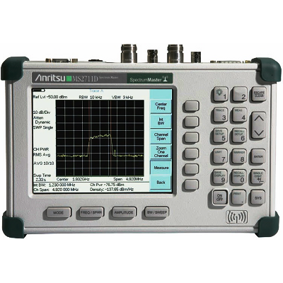 Anritsu MS2711D Handheld Spectrum Analyzer 100 kHz – 3 GHz