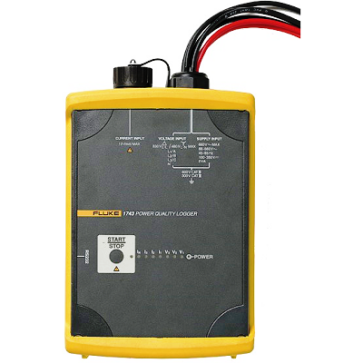 Fluke 1743 Three Phase Power Quality Logger Memobox