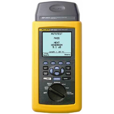 Fluke Networks DSP 4000 Fiber Cat5 Cat5e Digital Cable Analyzer