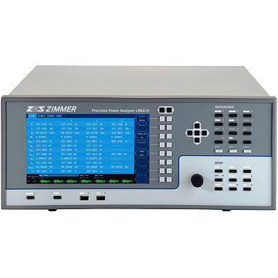 ZES Zimmer LMG670 Precision Power Analyzer – 1 to 7 Channels