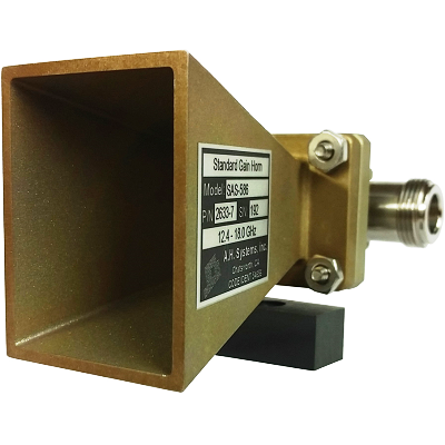 A.H. Systems SAS-586 Standard Gain Horn Antenna 12.4 GHz – 18 GHz